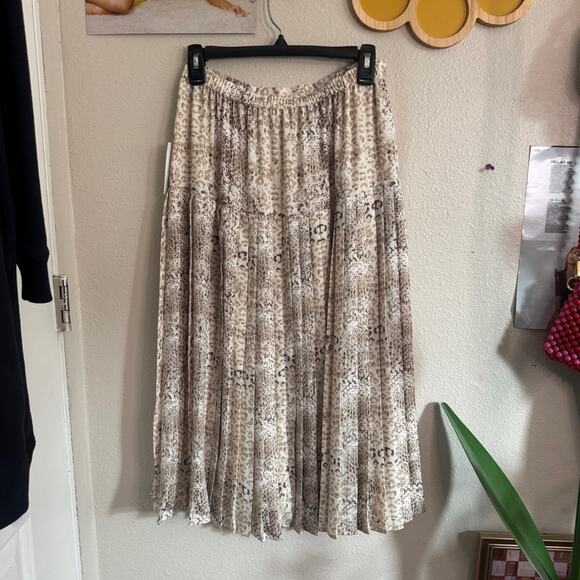 Brochu Walker Rovena Animal Print Skirt S - Picture 5 of 7